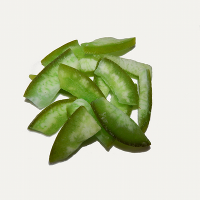 écorces pomelos vert déshydraté