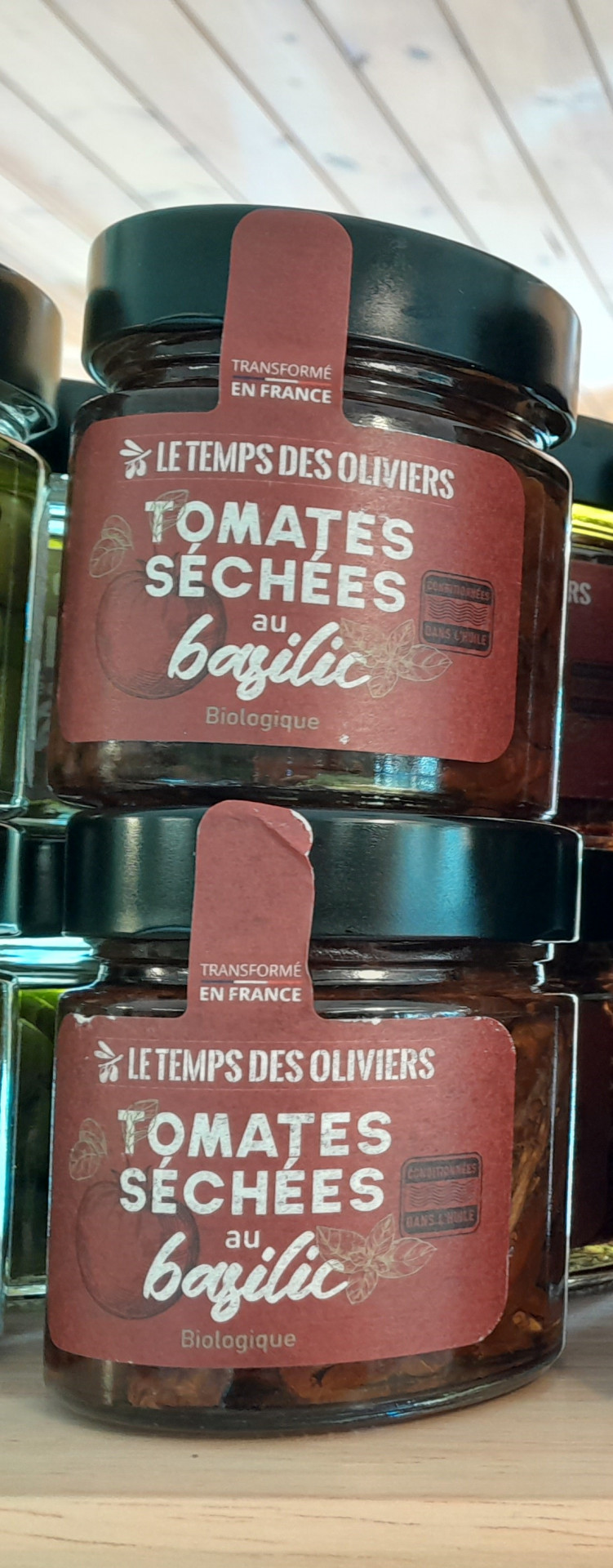 Tomates séchées au basilic BIO