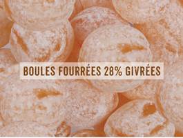 Bonbons fourrés au Miel