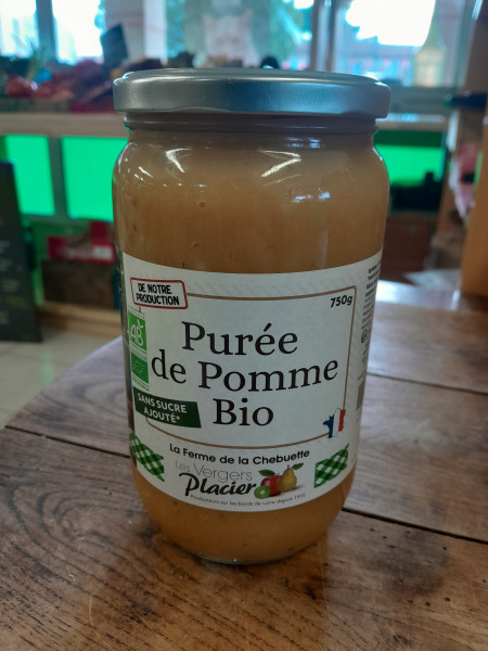 Purée de pomme 750g BIO