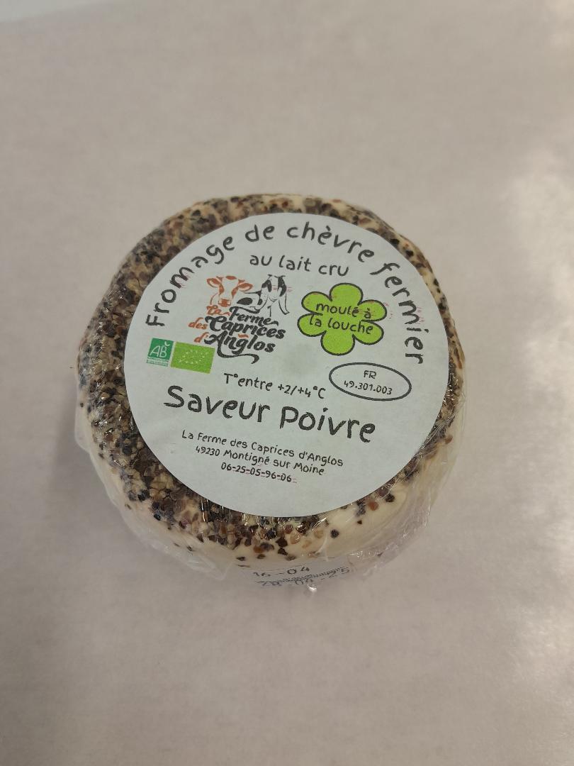 Chèvre frais fermier Poivre