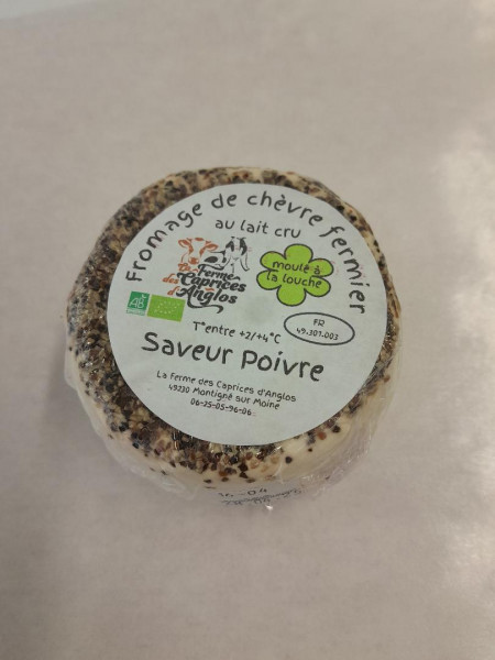 Chèvre frais fermier Poivre