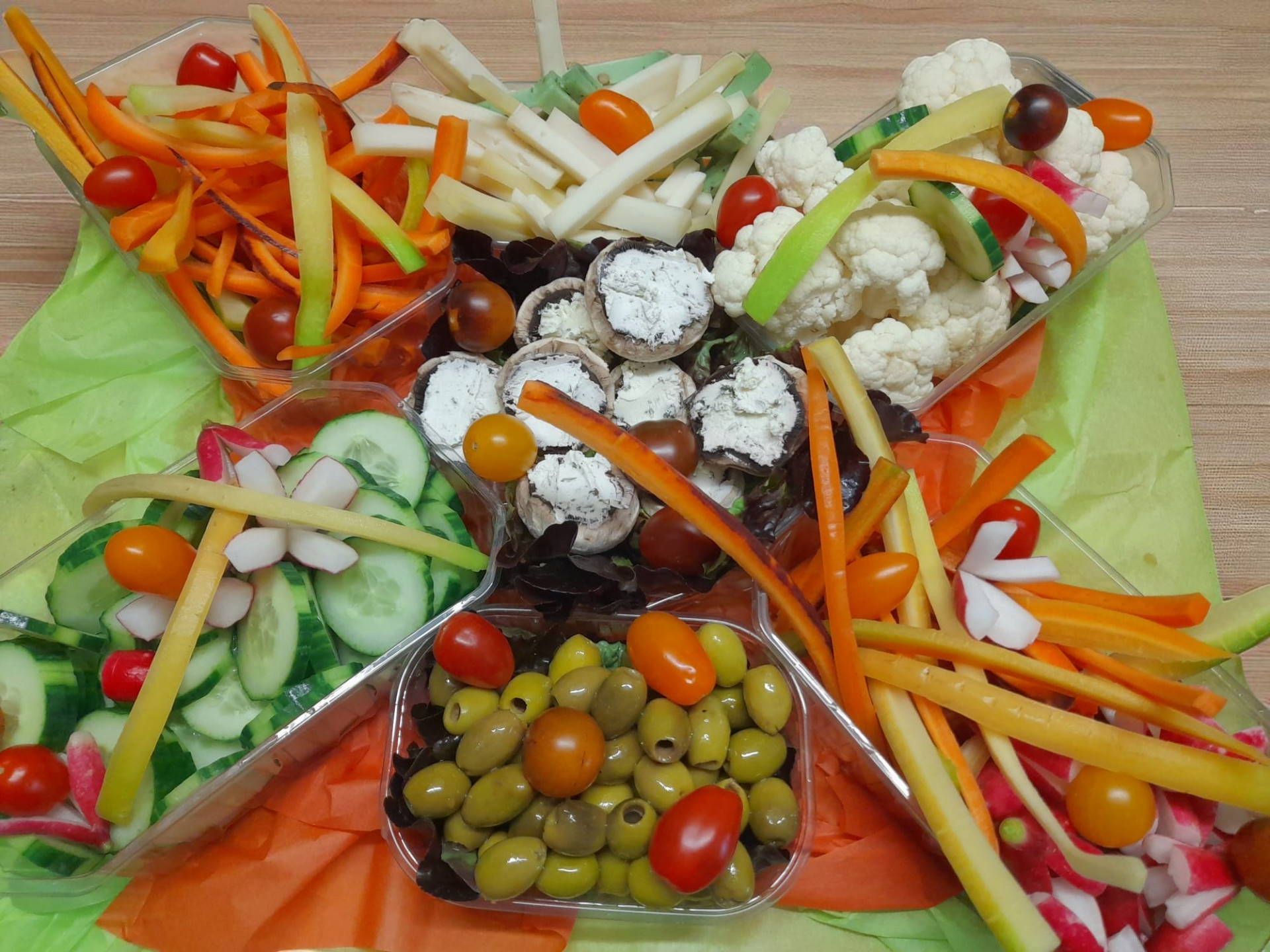 Plateaux apéro crudités