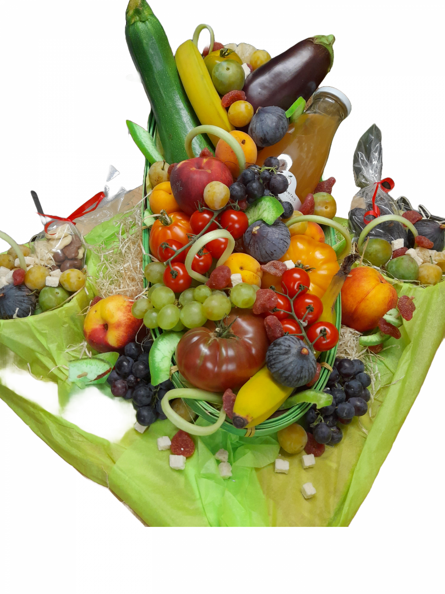 Composition fruits et légumes saison