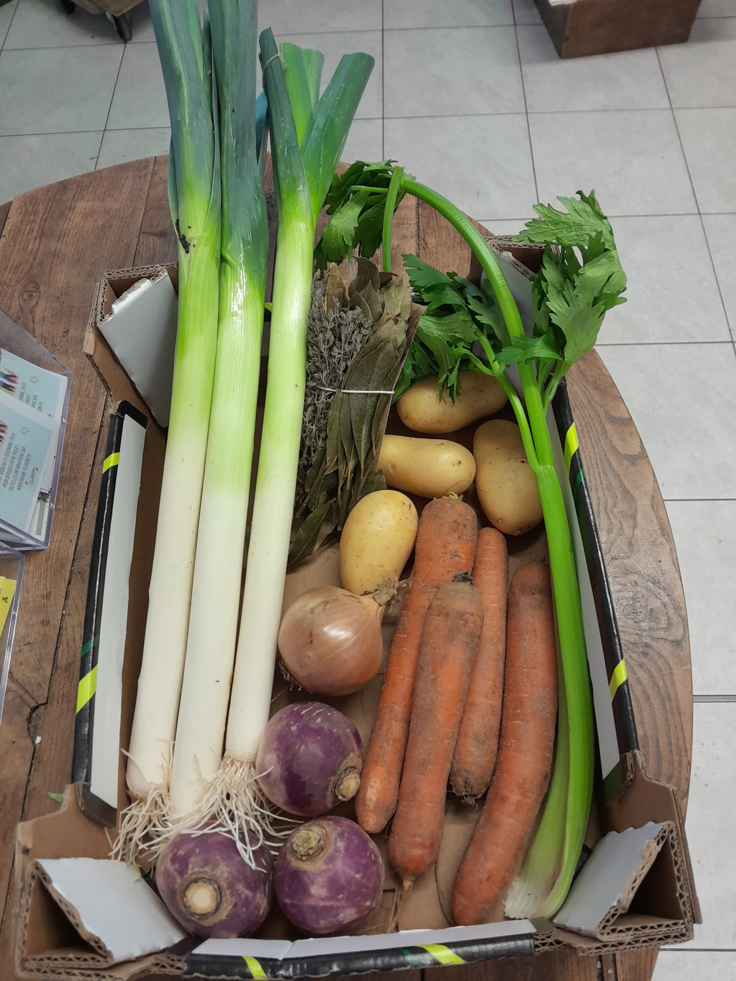Légumes pour pot au feu